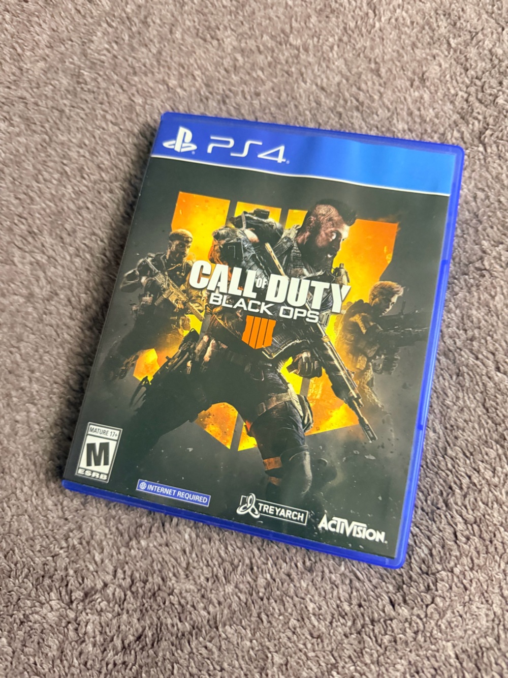 Call of Duty: Black Ops 4 PS4 Game - Blue Case